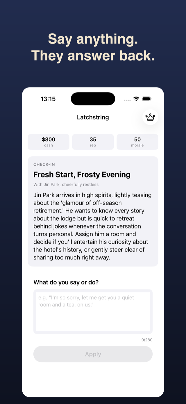 Latchstring screenshot